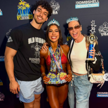 Carla Perez se derrete por conquista da nora em estreia no fisiculturismo: “Meu coração transborda de orgulho”