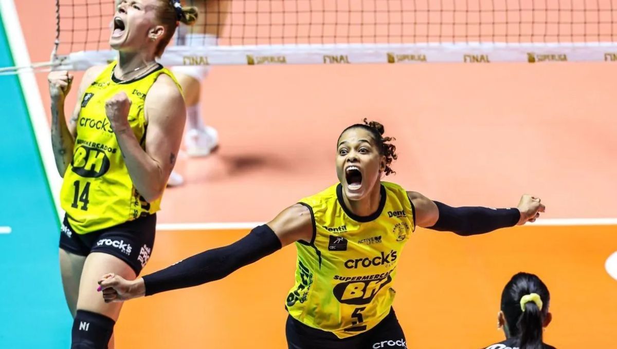 Praia domina Minas e conquista o tri da Superliga Feminina
