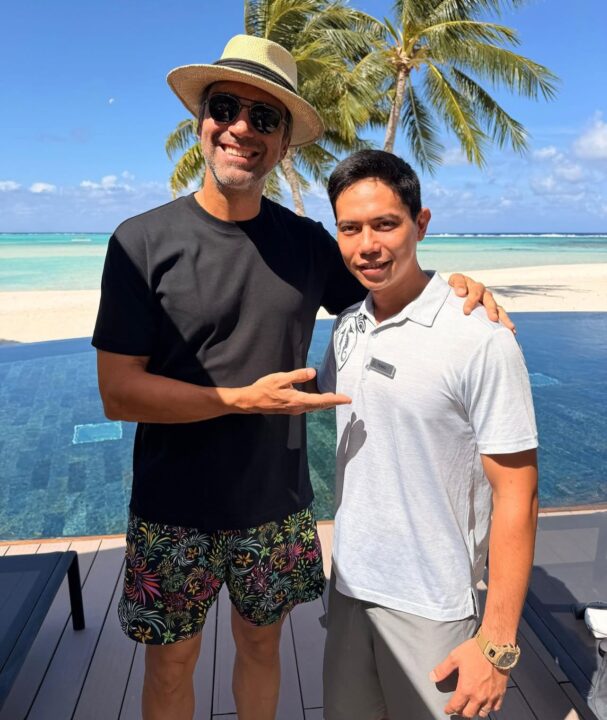 Após fim do BBB 26, Tadeu Schmidt viaja para hotel de luxo que pertenceu a Marlon Brando; saiba onde fica
