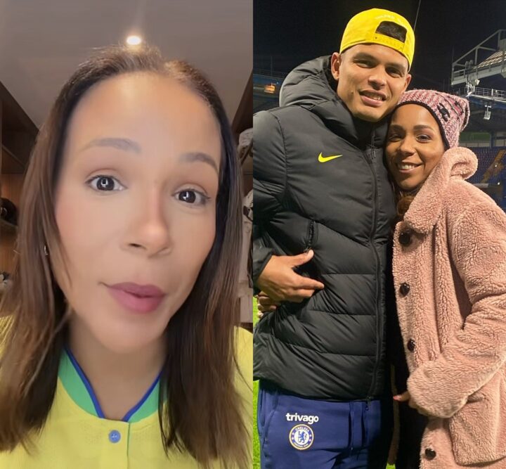 Reação da esposa de Thiago Silva viraliza após jogador ficar de fora da Copa