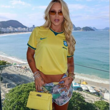 Virginia se hospeda em hotel de luxo antes de jogo da Seleção no Rio