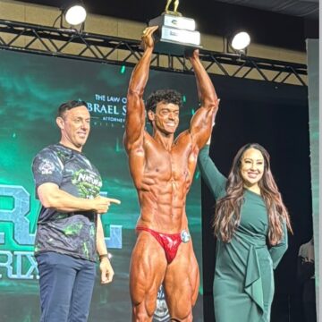 Filho de Carla Perez e Xanddy conquista seis categorias em campeonato de fisiculturismo nos EUA