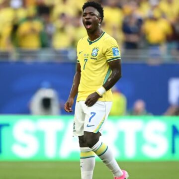 Com gols contra a Escócia, Vini Jr. sobe na artilharia da Copa; veja ranking