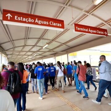 Estação de metrô Águas Claras ganhará espaço esportivo gratuito com aulas de ginástica e jiu-jitsu