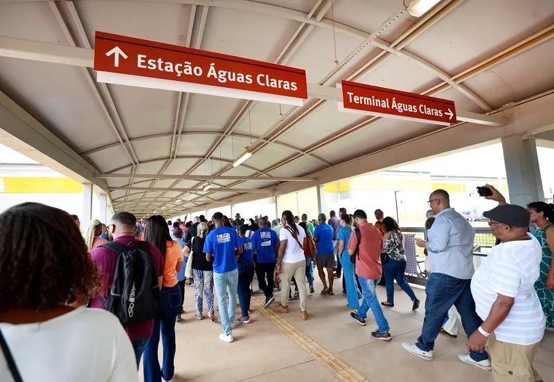 Estação de metrô Águas Claras ganhará espaço esportivo gratuito com aulas de ginástica e jiu-jitsu