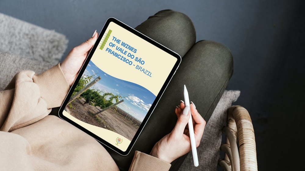 Vale do São Francisco lança e-book em inglês para promover vinhos tropicais no mercado internacional