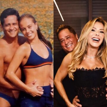 Poliana Rocha relembra como conheceu Leonardo: “Dentro da igreja”