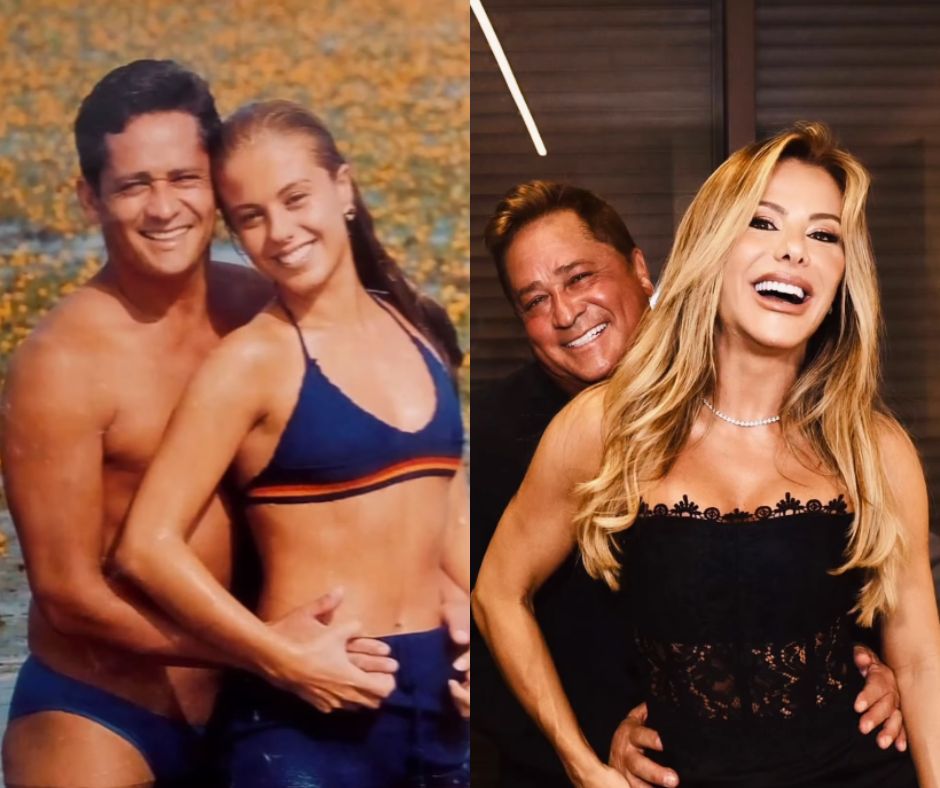 Poliana Rocha relembra como conheceu Leonardo: “Dentro da igreja”