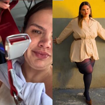 Após perder 100 kg, Thais Carla relembra medo de pedir cinto extensor em avião: ‘Sempre me doeu’