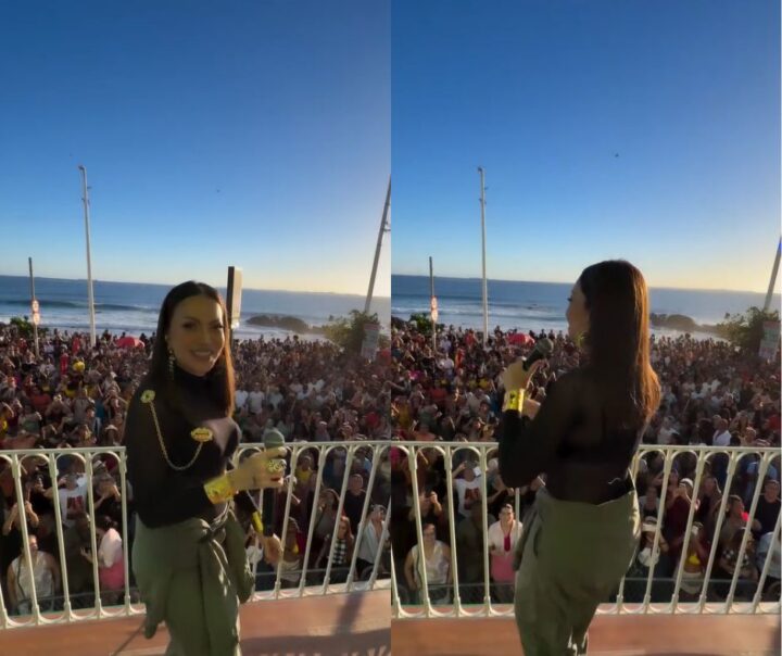 Solange Almeida reúne público à beira-mar em show gratuito em Salvador