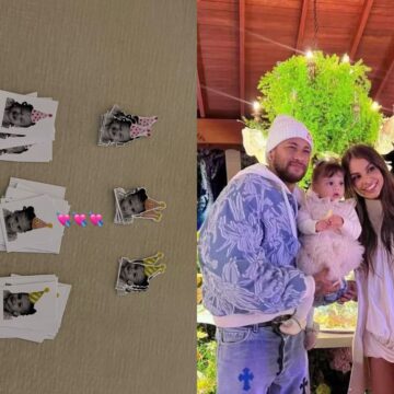 Amanda Kimberlly mostra preparativos da festa de Helena, fruto de relação com Neymar