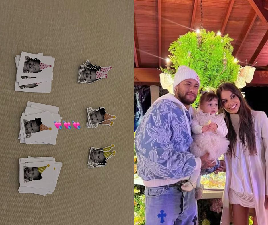 Amanda Kimberlly mostra preparativos da festa de Helena, fruto de relação com Neymar