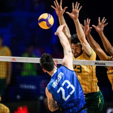 Vôlei: Brasil é superado pela Itália, seu 2º revés na Liga das Nações