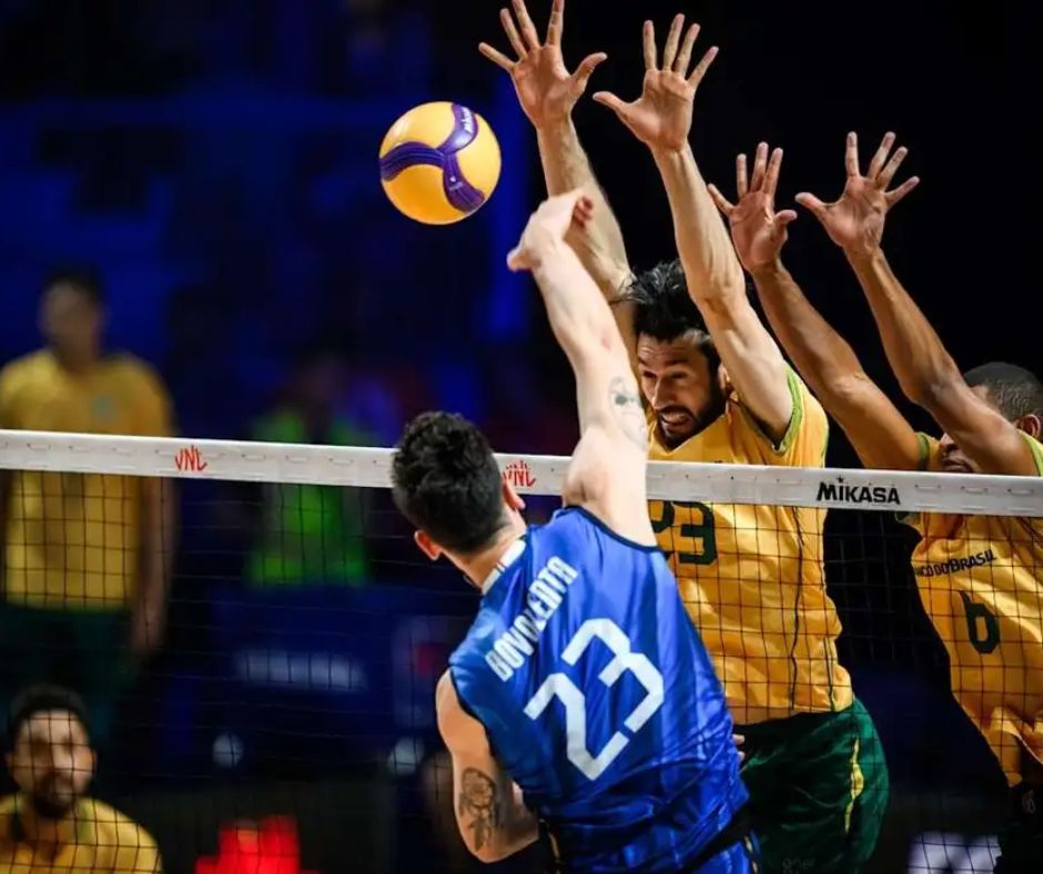 Vôlei: Brasil é superado pela Itália, seu 2º revés na Liga das Nações