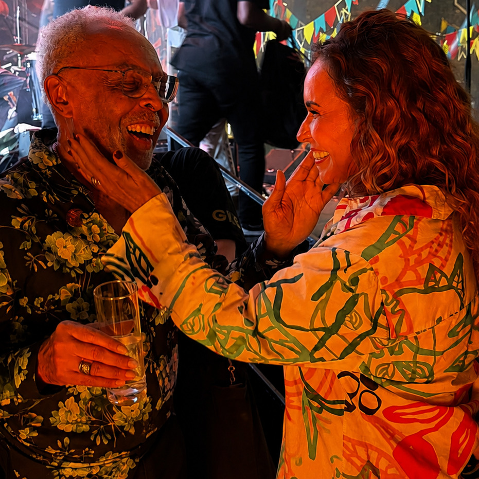 Gilberto Gil celebra encontro com Daniela Mercury no Arraiá do Alô Alô: “Menina baiana”