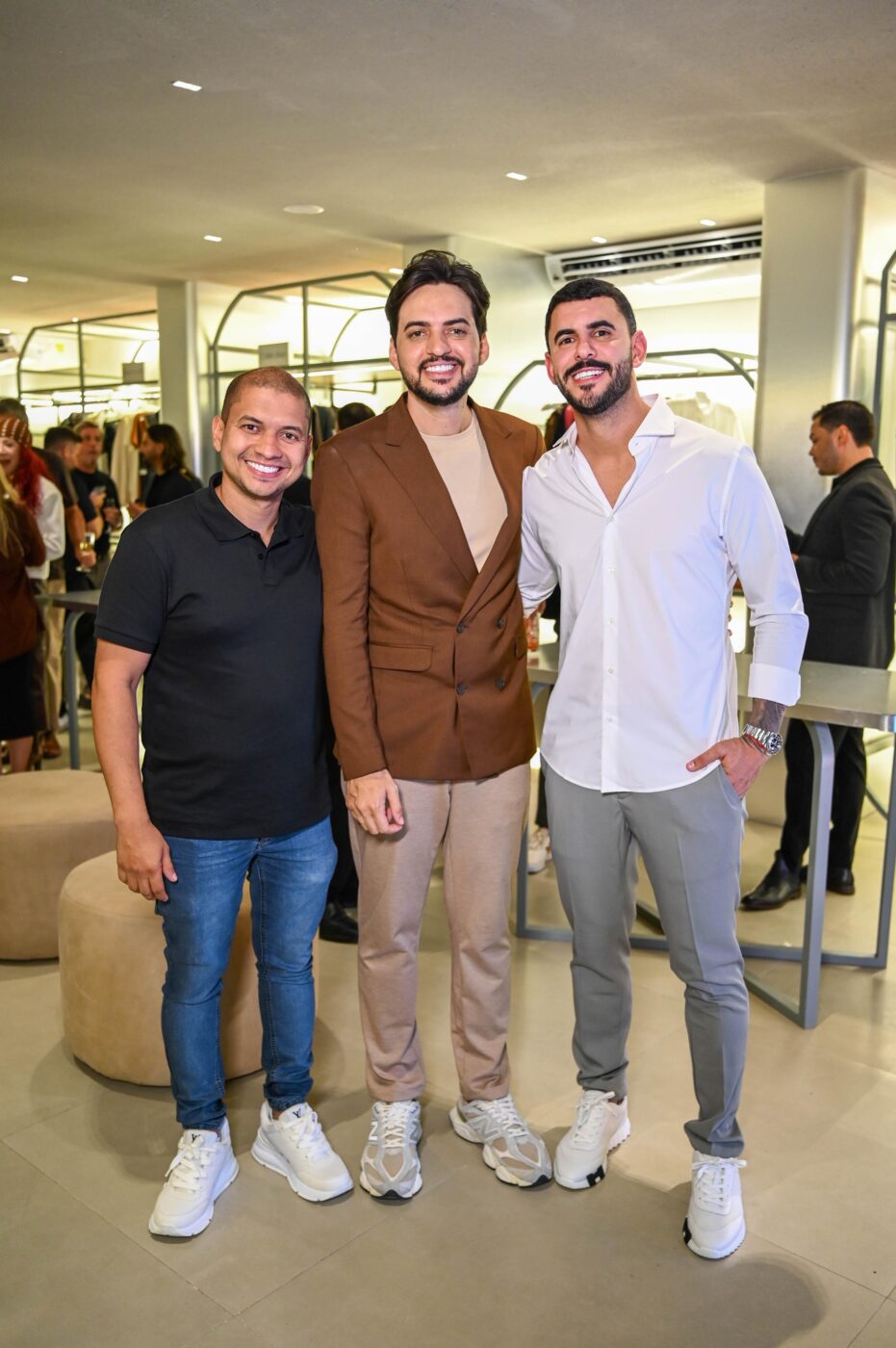Iago Oliveira, Luiz Henrique e  Rafael Almeida