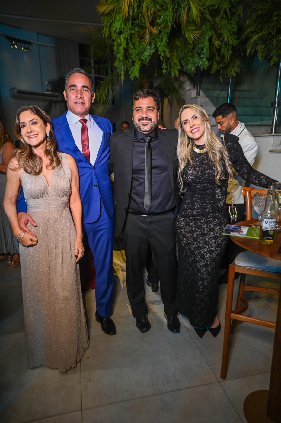 Estevão Rocha, Rosane Távora, Gustavo Freitas e Lizandra Azi