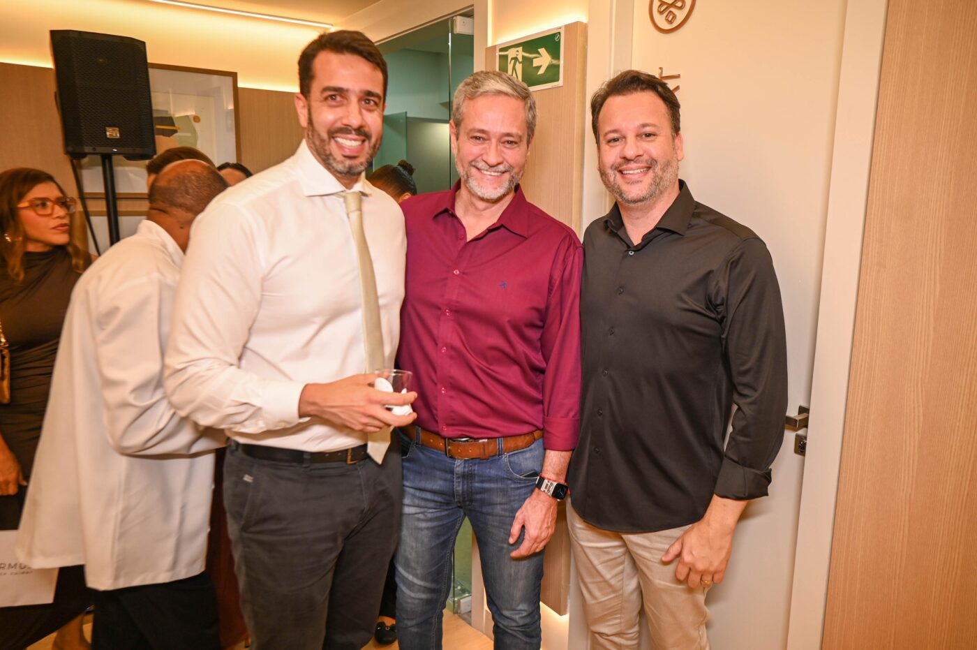 Vinicius Calumby, Elton Mota e Leandro Medeiros