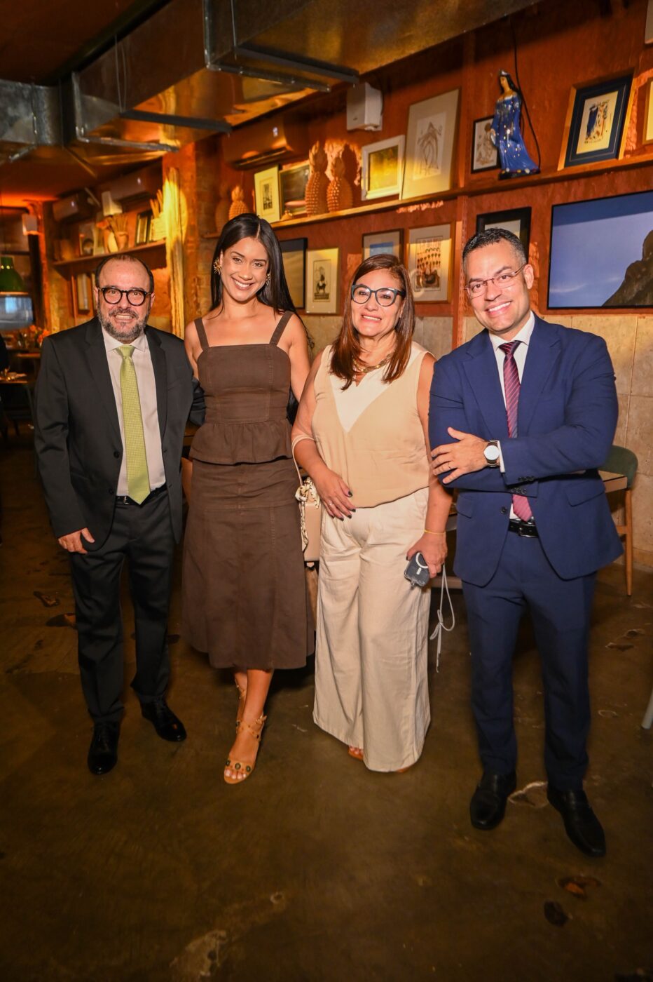 Ednilson Vaz, Fernanda Lima, Simone Cunha e Andreson Moraes