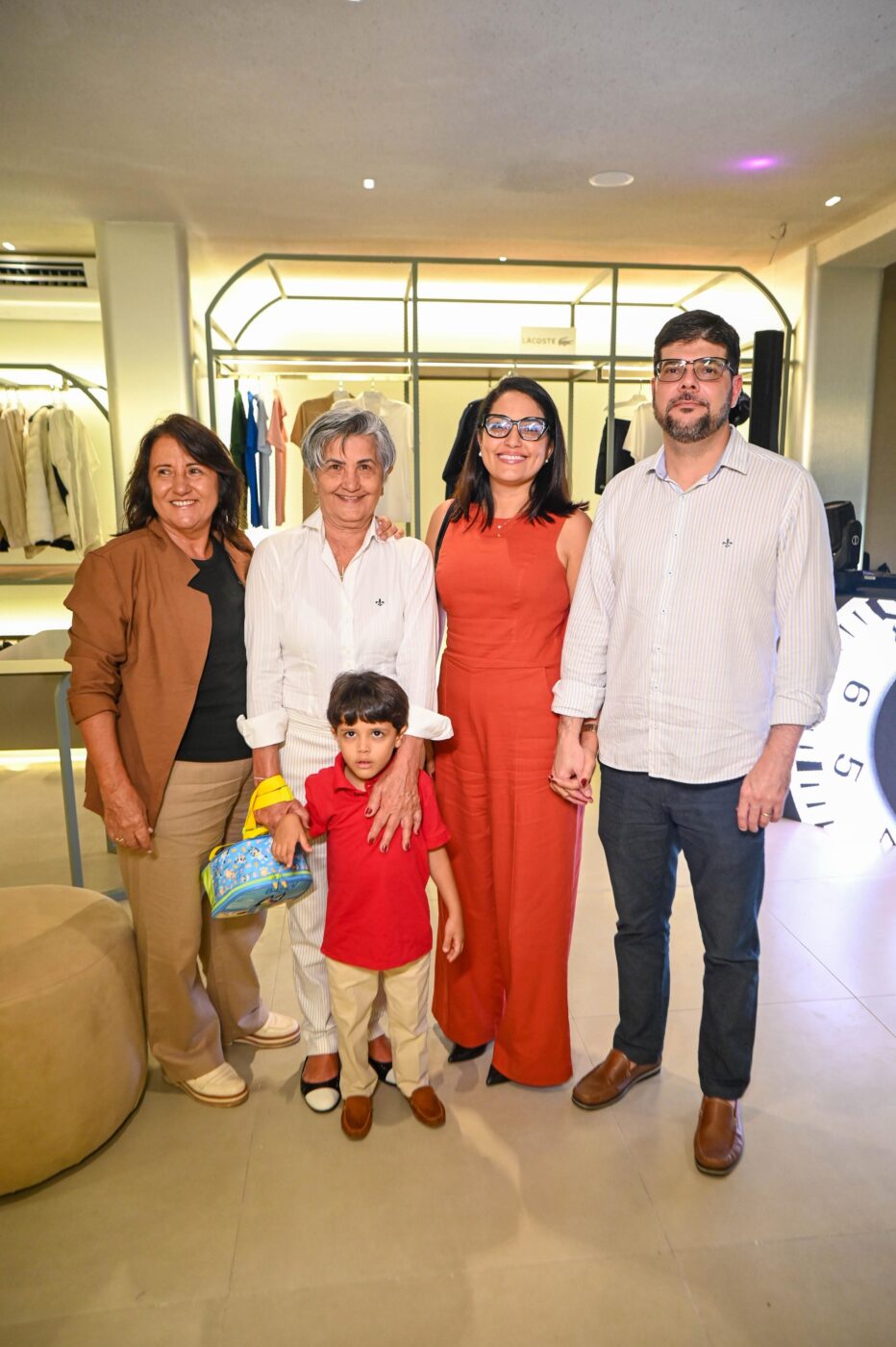 Marilene, Marineide Nascimento, Laura, Antônio e Pedro Freire