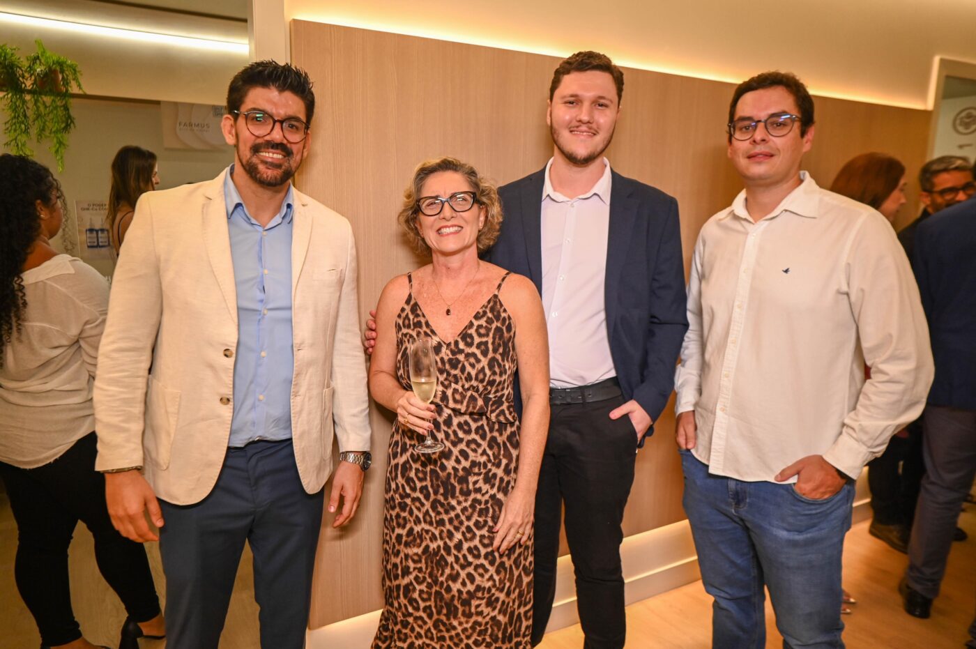 Leonardo Barreto, Neide Scaldaferri, José Fróes e Edgard Fernades