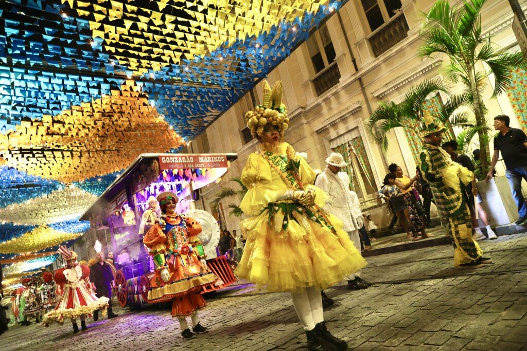 Centro Histórico terá palco de forró, feira gastronômica e túnel de bandeirolas no São João