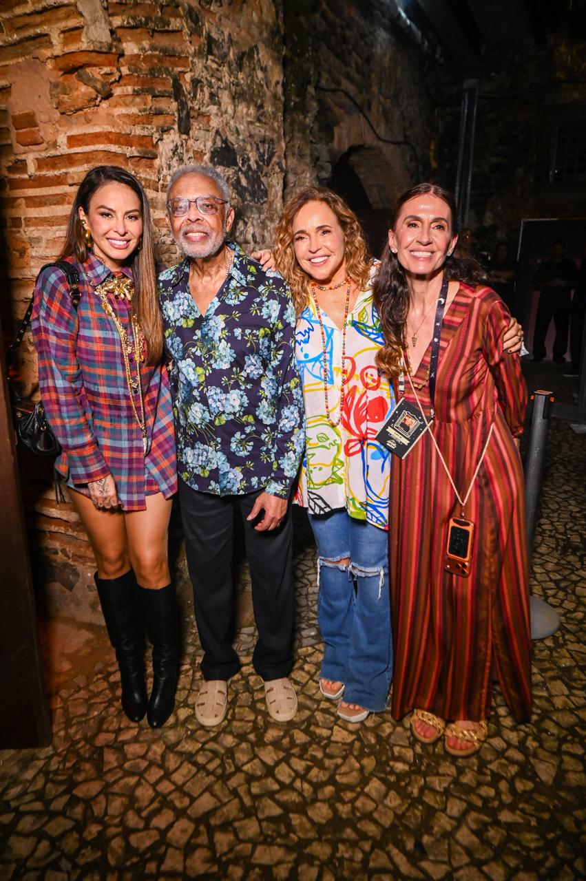 Alinne Rosa, Gilberto Gil, Daniela Mercury e Flora Gil