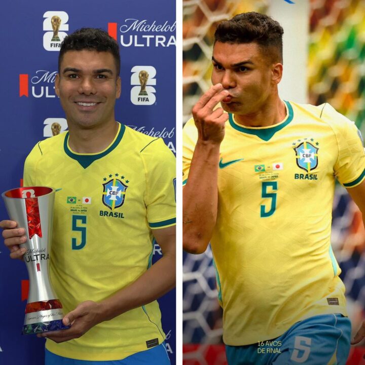 Casemiro é eleito melhor em campo em vitória do Brasil na Copa do Mundo