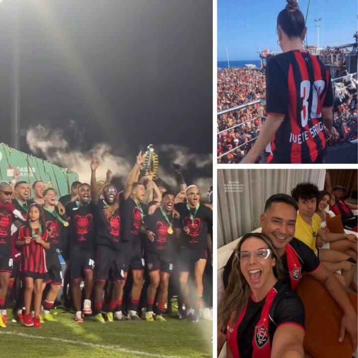 Ivete Sangalo, Carla Perez e Durval Lelys comemoram título do Vitória nas redes; confira
