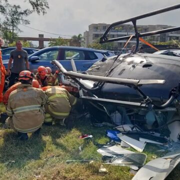 Anac investiga se helicóptero que colidiu fazia transporte clandestino