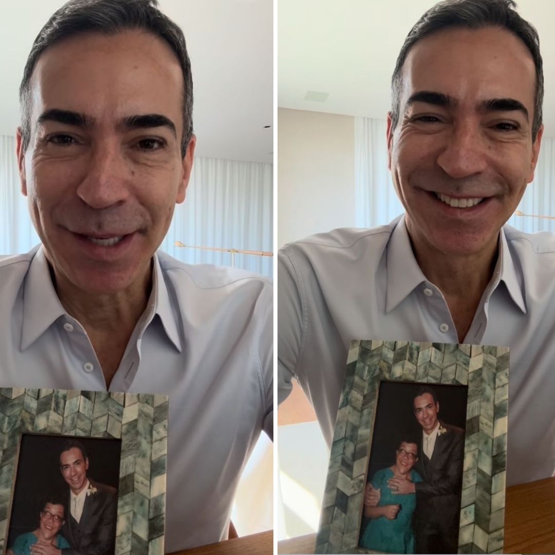 César Tralli relembra irmã e faz homenagem: ‘A maior lição de vida que tive’