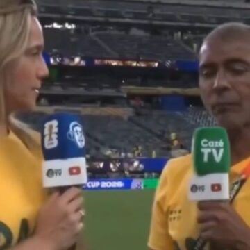 Romário se pronuncia após polêmica com Fernanda Gentil: ‘Tem meu respeito’