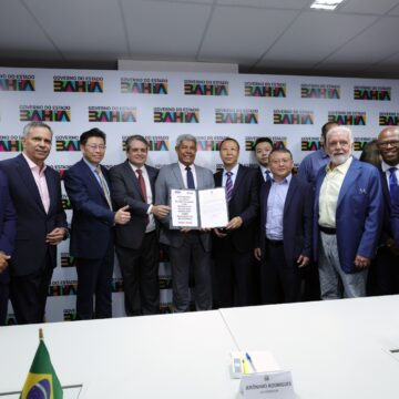 Governador Jerônimo autoriza início das obras em terra da Ponte Salvador–Itaparica: “Marco histórico”