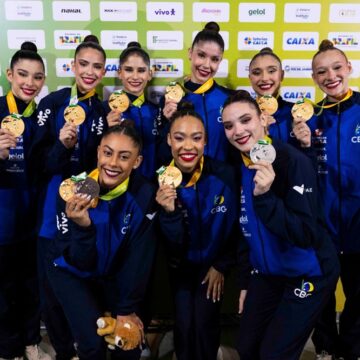 Brasil domina Pan-Americano de Ginástica Rítmica, ganha seis ouros e a maior nota da temporada; veja vídeos