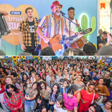 Shopping Itaigara celebra 45 anos com show especial de Leo Estakazero; veja fotos