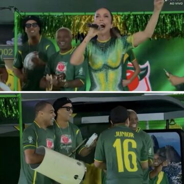 Ivete Sangalo ganha presente especial de ex-craques da Seleção após show no Maracanã