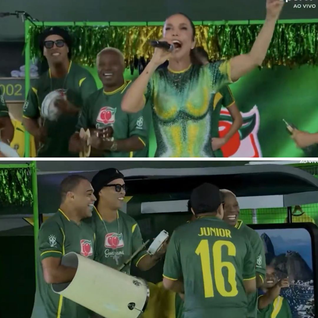 Ivete Sangalo ganha presente especial de ex-craques da Seleção após show no Maracanã