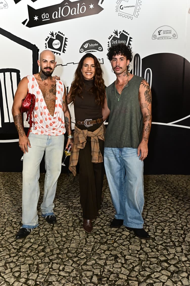 Adaillton Jr, Ju Moraes e Vinicius Santana