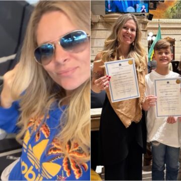 Após filho superdotado de 11 anos ser aprovado na UERJ, ex-bailarina do Faustão viaja para Noronha