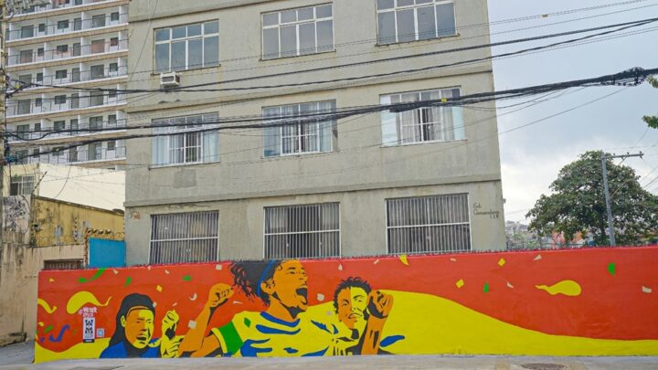 Salvador entra no clima da Copa do Mundo Feminina 2027 com mural exclusivo, iluminação especial e ações pela cidade