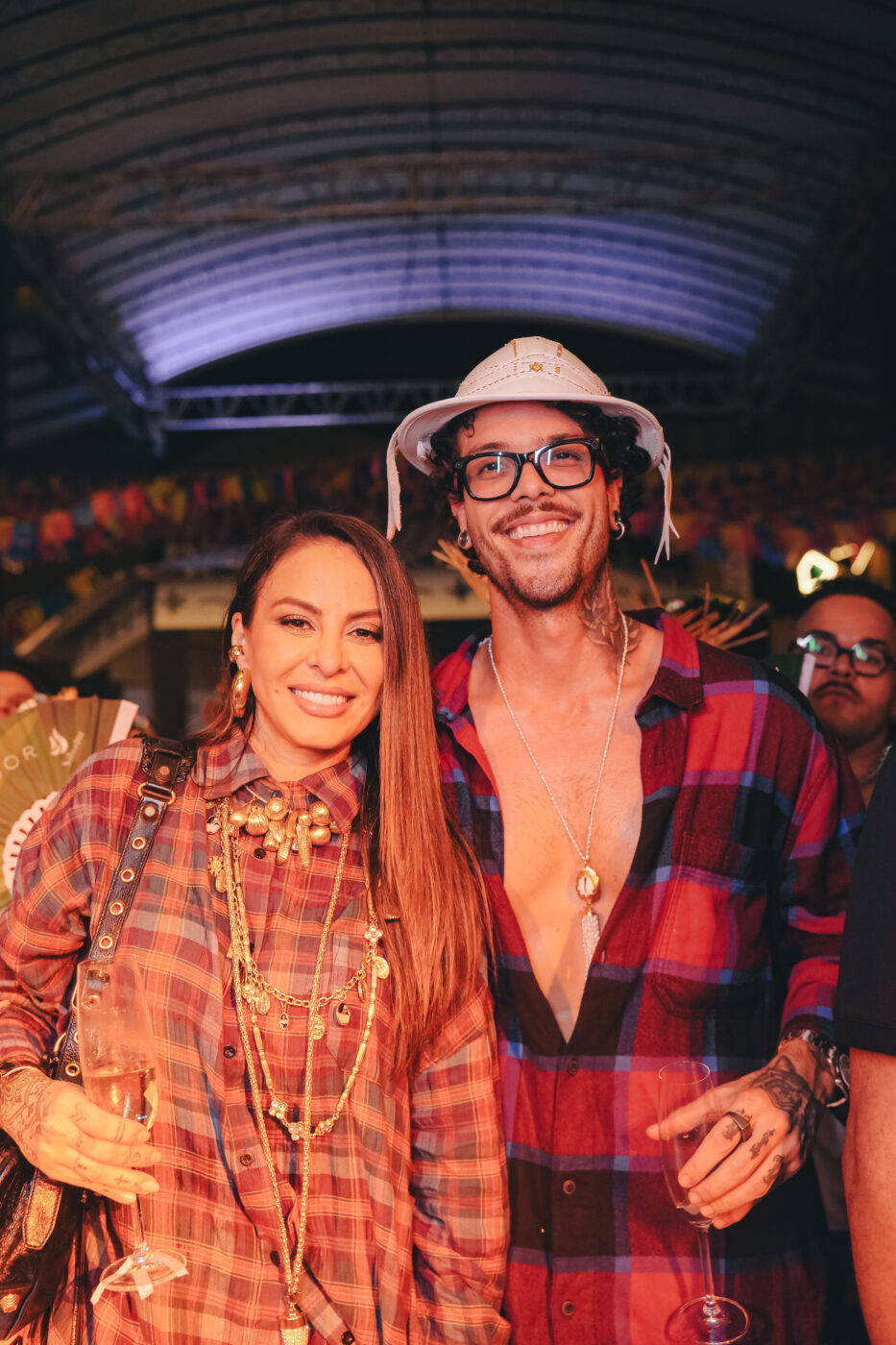 Alinne Rosa e Raffael Souza