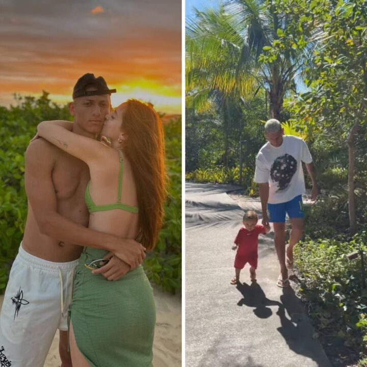 Richarlison curte férias em Trancoso ao lado da esposa e do filho; veja fotos