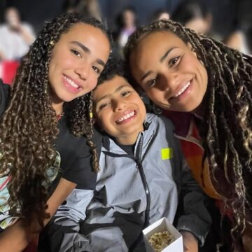 Filha de Luciana Mello é aprovada em vestibular antes de concluir Ensino Médio: ‘Toda boba’