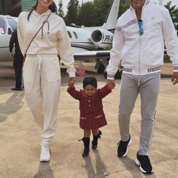 Filha de Graciele Lacerda e Zezé di Camargo passa por procedimento para retirada de nódulo do rosto