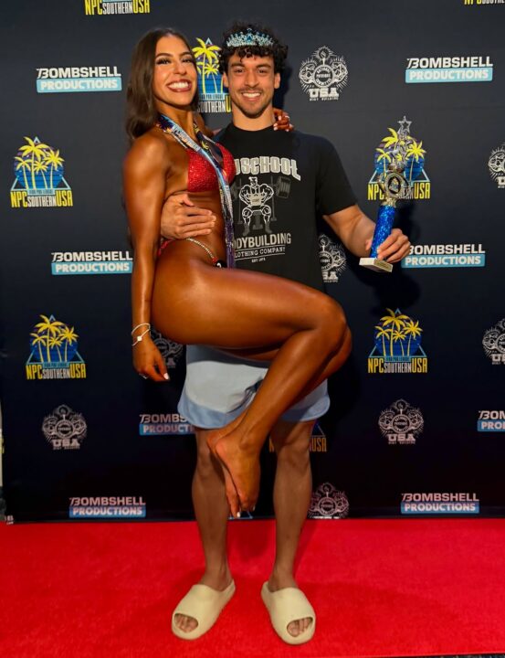 Filho de Xanddy e Carla Perez se declara após conquista da noiva no fisiculturismo: “Foi lá e fez”
