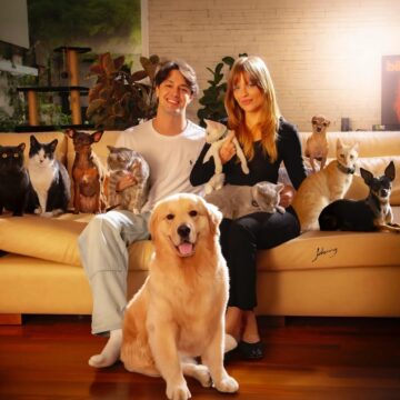 Luísa Sonza faz rara declaração ao namorado e mostra foto com todos os pets
