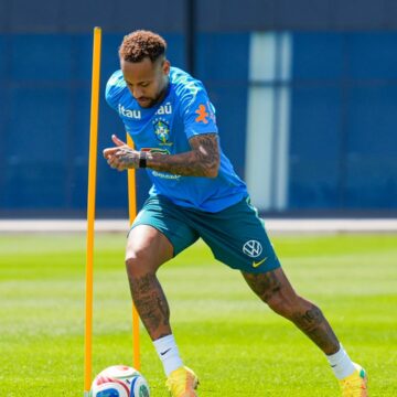 Neymar avança na recuperação e fica mais perto de estrear na Copa do Mundo