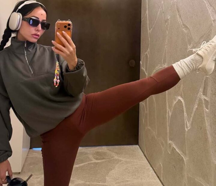 Grávida, Sabrina Sato esbanja flexibilidade em dia de treino e impressiona seguidores; veja