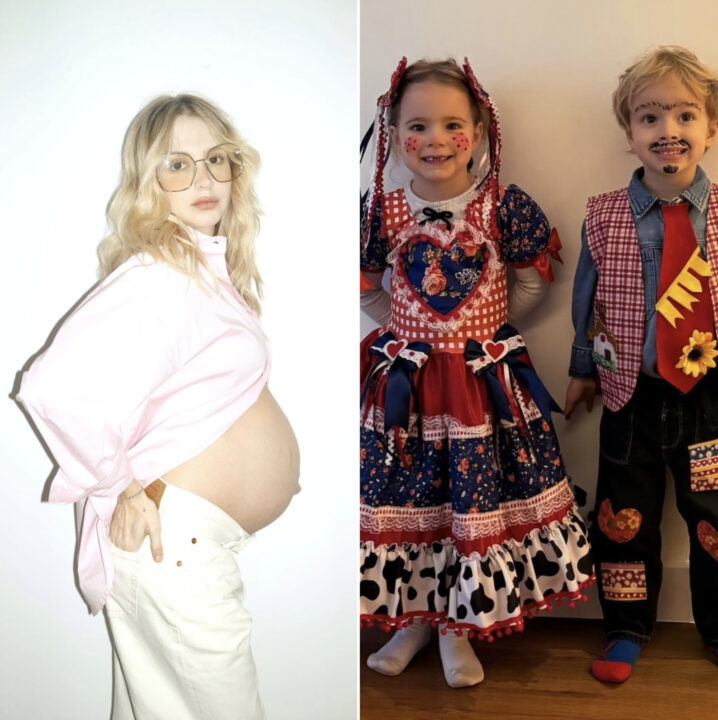 Grávida, filha de Xuxa encanta ao mostrar Mel e Bento em clima de São João; veja