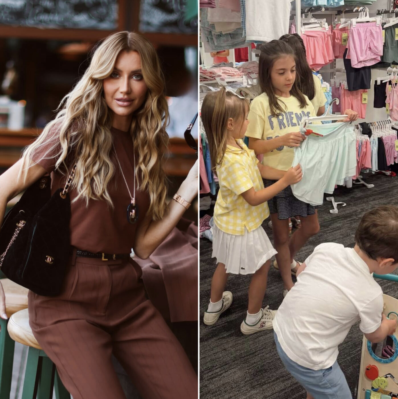 Ana Paula Siebert se diverte em passeio com filha e netos: “Comprar tudo o que quer”